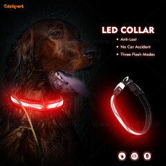 Pet Night Safety Guard Solid Color Nylon Collar no MOQ